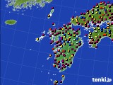 九州地方のアメダス実況(日照時間)(2024年09月17日)