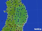 岩手県のアメダス実況(日照時間)(2024年09月17日)