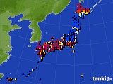 アメダス実況(日照時間)(2024年09月18日)