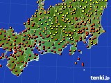 2024年09月19日の東海地方のアメダス(気温)