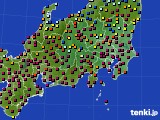 2024年09月20日の関東・甲信地方のアメダス(日照時間)