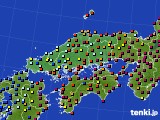 中国地方のアメダス実況(日照時間)(2024年09月20日)