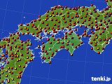 2024年09月20日の四国地方のアメダス(気温)