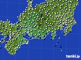 東海地方のアメダス実況(風向・風速)(2024年09月20日)
