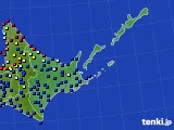 2024年09月21日の道東のアメダス(日照時間)