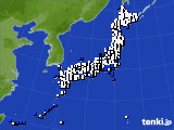 2024年09月21日のアメダス(風向・風速)
