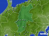長野県のアメダス実況(降水量)(2024年09月22日)