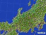 2024年09月22日の北陸地方のアメダス(気温)