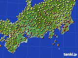 2024年09月22日の東海地方のアメダス(気温)