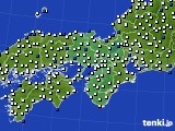 近畿地方のアメダス実況(風向・風速)(2024年09月22日)