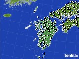 九州地方のアメダス実況(風向・風速)(2024年09月22日)