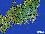 関東・甲信地方のアメダス実況(日照時間)(2024年09月23日)