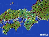 近畿地方のアメダス実況(日照時間)(2024年09月23日)