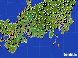 2024年09月23日の東海地方のアメダス(気温)