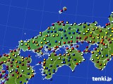 中国地方のアメダス実況(日照時間)(2024年09月24日)