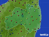 福島県のアメダス実況(日照時間)(2024年09月24日)