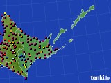 2024年09月24日の道東のアメダス(日照時間)