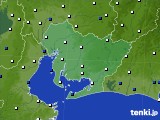 愛知県のアメダス実況(風向・風速)(2024年09月24日)