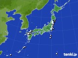 アメダス実況(降水量)(2024年09月25日)
