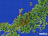 北陸地方のアメダス実況(日照時間)(2024年09月25日)