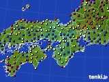 近畿地方のアメダス実況(日照時間)(2024年09月25日)