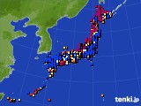 アメダス実況(日照時間)(2024年09月25日)