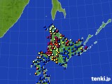 北海道地方のアメダス実況(日照時間)(2024年09月26日)