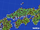 中国地方のアメダス実況(日照時間)(2024年09月27日)