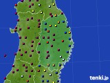 岩手県のアメダス実況(日照時間)(2024年09月27日)