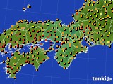 2024年09月27日の近畿地方のアメダス(気温)