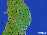 岩手県のアメダス実況(日照時間)(2024年09月28日)