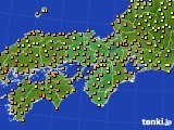 近畿地方のアメダス実況(気温)(2024年09月28日)