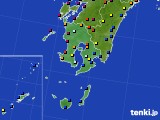 鹿児島県のアメダス実況(日照時間)(2024年09月29日)
