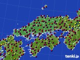 中国地方のアメダス実況(日照時間)(2024年10月01日)