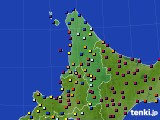 道北のアメダス実況(日照時間)(2024年10月01日)