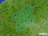 群馬県のアメダス実況(日照時間)(2024年10月01日)