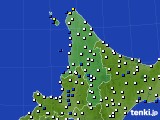 道北のアメダス実況(風向・風速)(2024年10月01日)
