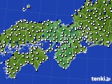 近畿地方のアメダス実況(風向・風速)(2024年10月02日)
