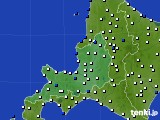 道央のアメダス実況(風向・風速)(2024年10月02日)
