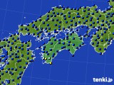 四国地方のアメダス実況(日照時間)(2024年10月03日)