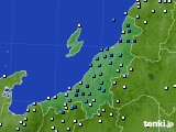 新潟県のアメダス実況(降水量)(2024年10月04日)