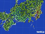 2024年10月04日の東海地方のアメダス(日照時間)