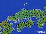 中国地方のアメダス実況(日照時間)(2024年10月04日)