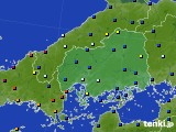 広島県のアメダス実況(日照時間)(2024年10月04日)