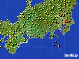 2024年10月04日の東海地方のアメダス(気温)