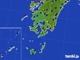 鹿児島県のアメダス実況(日照時間)(2024年10月05日)