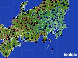 関東・甲信地方のアメダス実況(日照時間)(2024年10月06日)