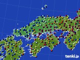 中国地方のアメダス実況(日照時間)(2024年10月06日)