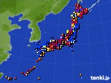 アメダス実況(日照時間)(2024年10月06日)