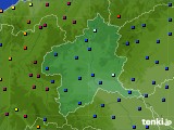 群馬県のアメダス実況(日照時間)(2024年10月06日)